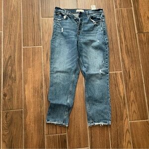 Abercrombie and Fitch the mom high rise jeans